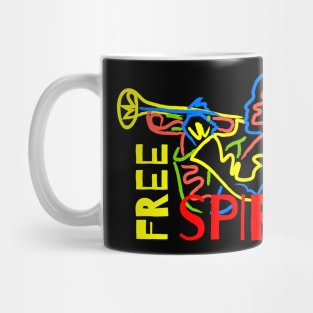 Colorful Trumpeter- Free Spirit Mug